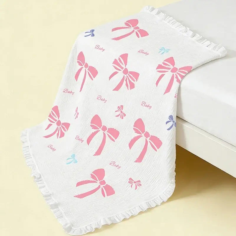 Couverture Fine Bebe - Rose Clair