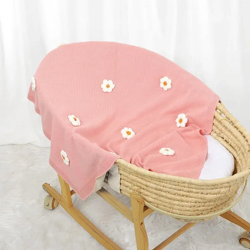 Couverture Fleurie Bebe