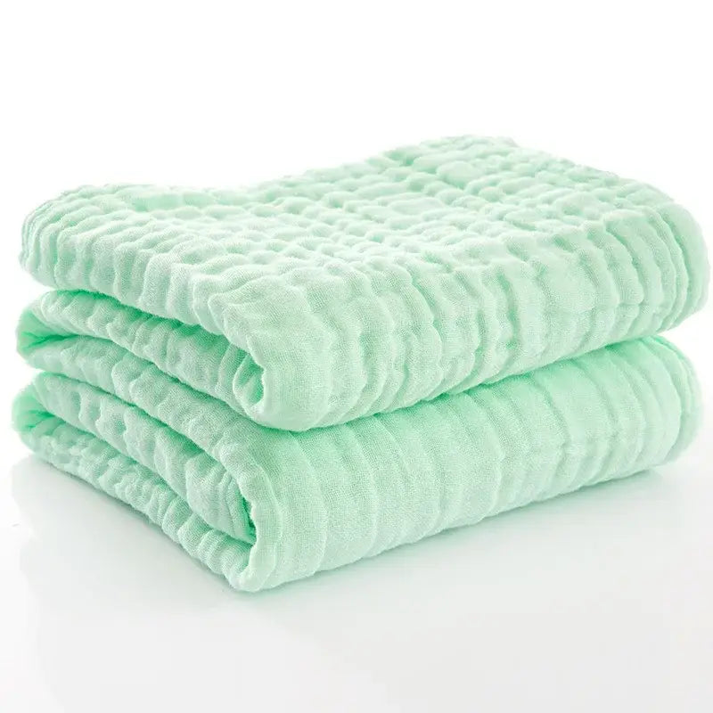 Couverture gaz de coton - Vert Clair / 130x150cm