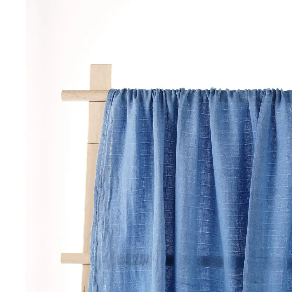 Couverture Gaze de Coton Bebe - Bleu