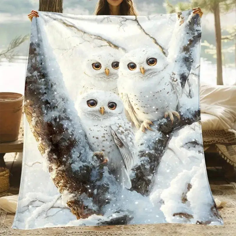 Couverture Hibou - 70x100cm