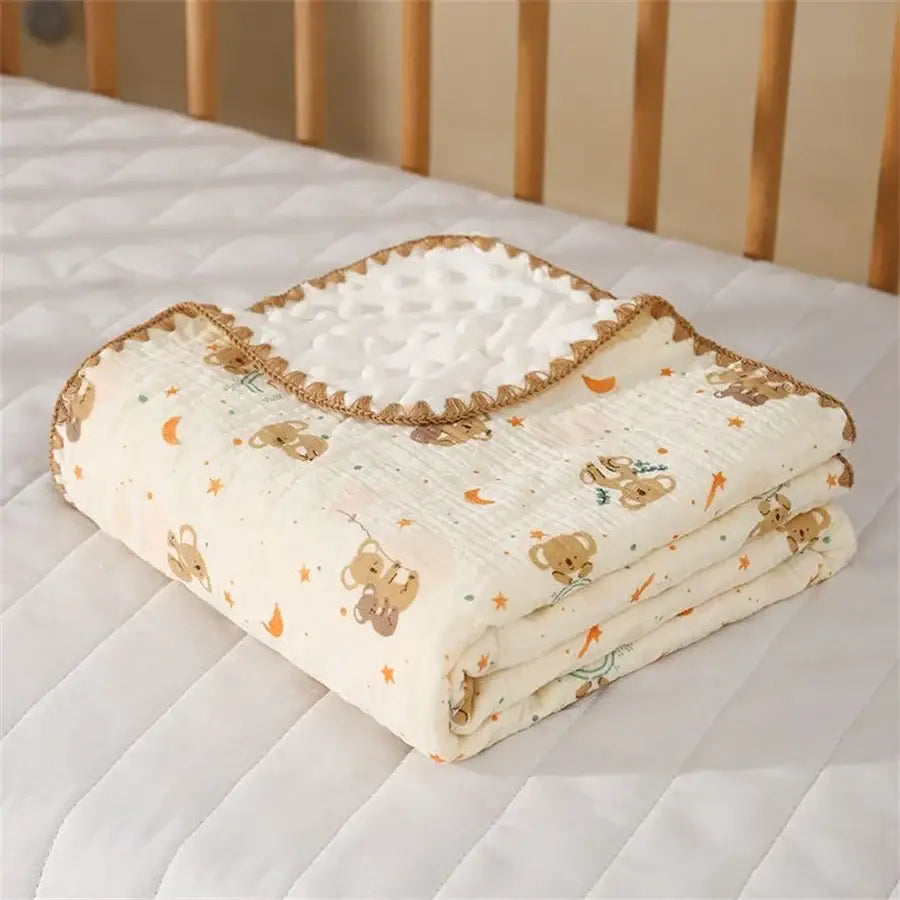 Couverture Hiver Bebe - Brun Clair