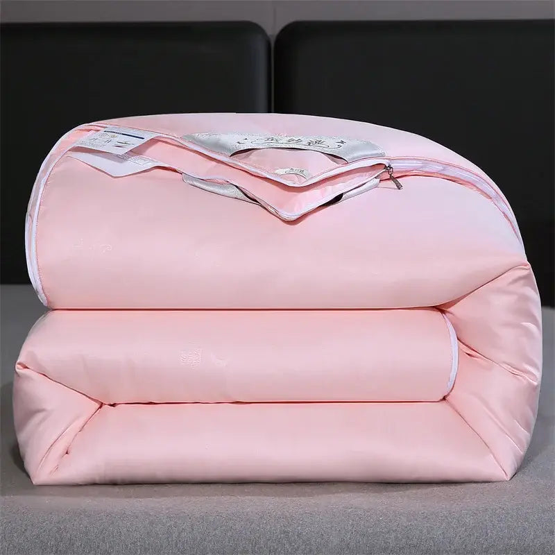 Couverture hiver épaisse - Rose Clair / Lit Simple