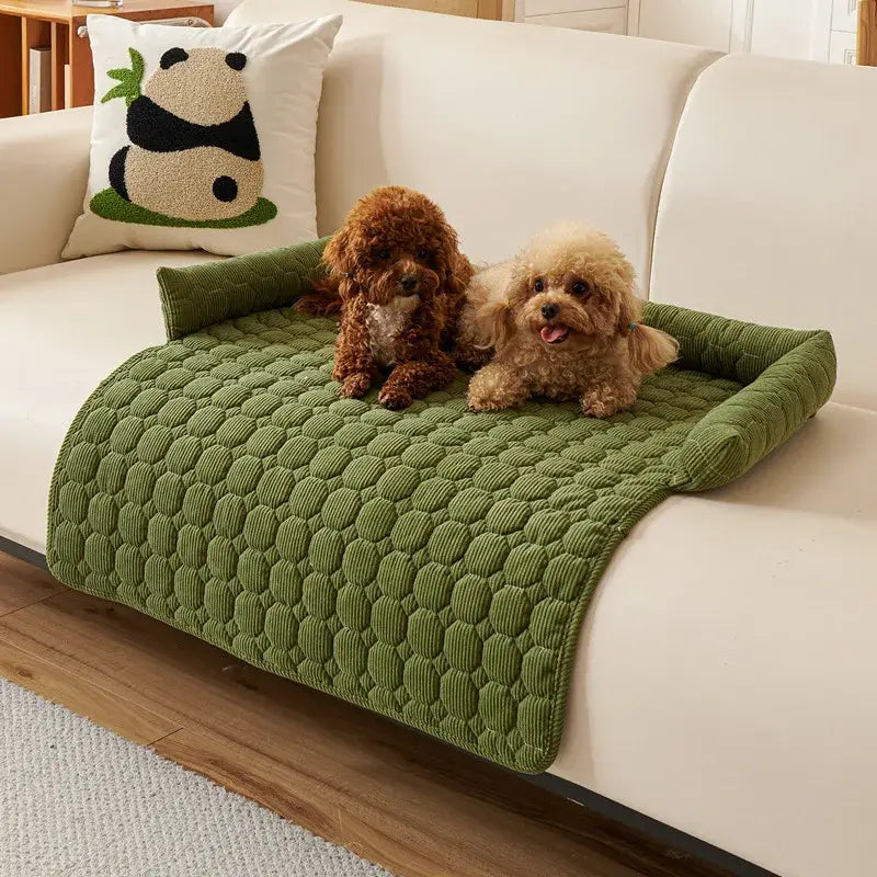 Couverture Imperméable Canapé Chien - Vert / 75x75cm