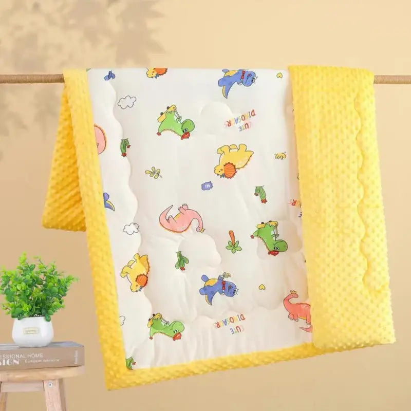 Couverture Lit Enfant - Jaune / 100x100cm
