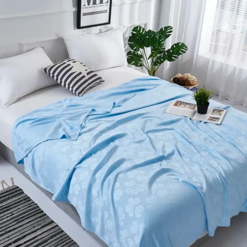Couverture Lit Été - Bleu / 90x100cm