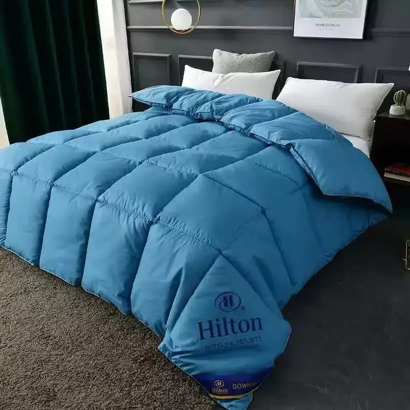 Couverture Lit Hiver - Bleu