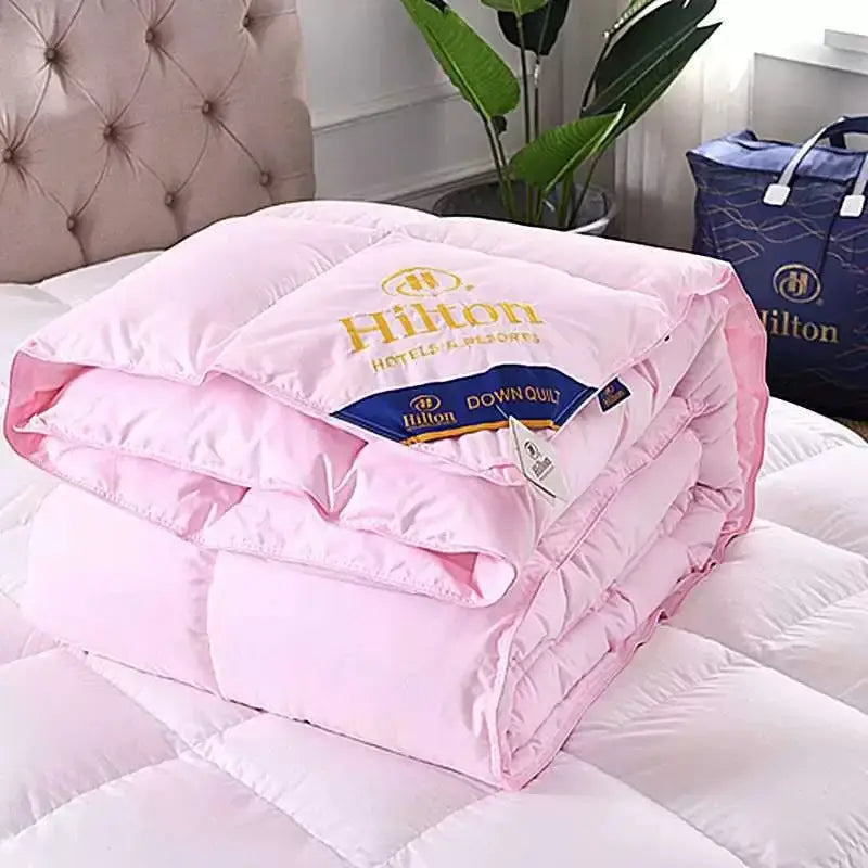 Couverture Lit Hiver - Rose