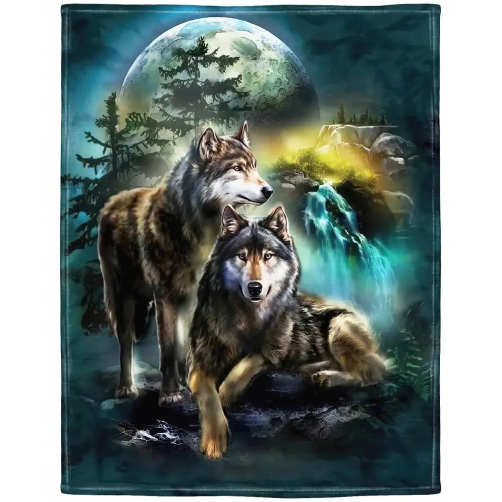 Couverture Loup - 60x90cm