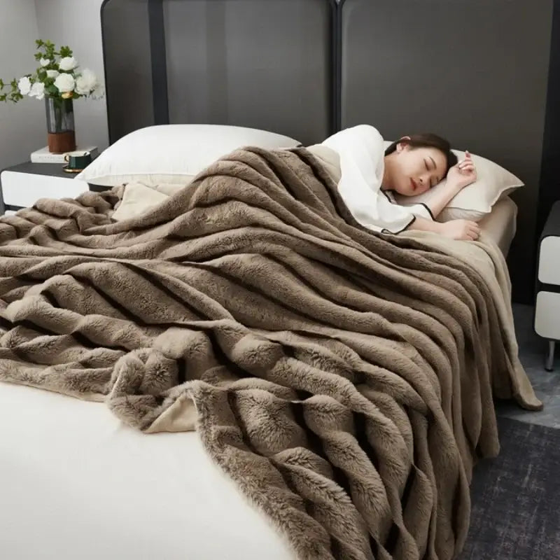 Couverture Marron Chocolat