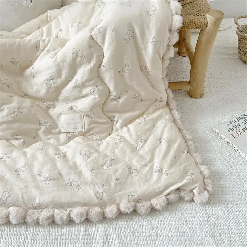 Couverture Matelassée Bébé - Beige / 120X150cm