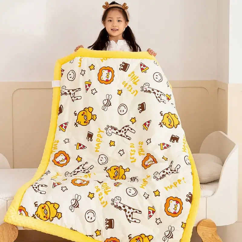 Couverture Mignonne - Jaune / 100x120cm