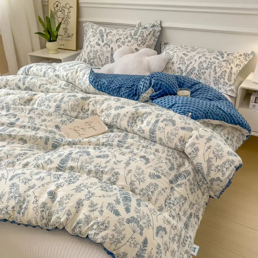 Couverture moelleuse - Bleu / 150x200cm 2.0kg