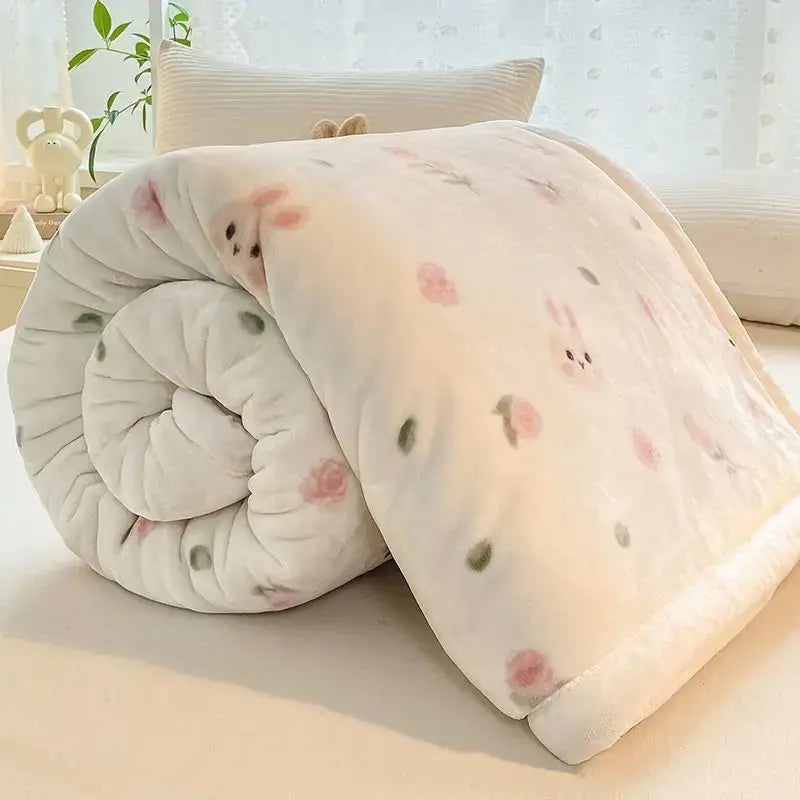 Couverture Molleton Bebe - Blanc / 190x230cm