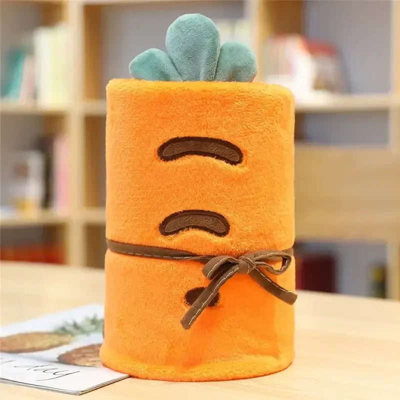 Couverture Moumoute Bebe - Orange
