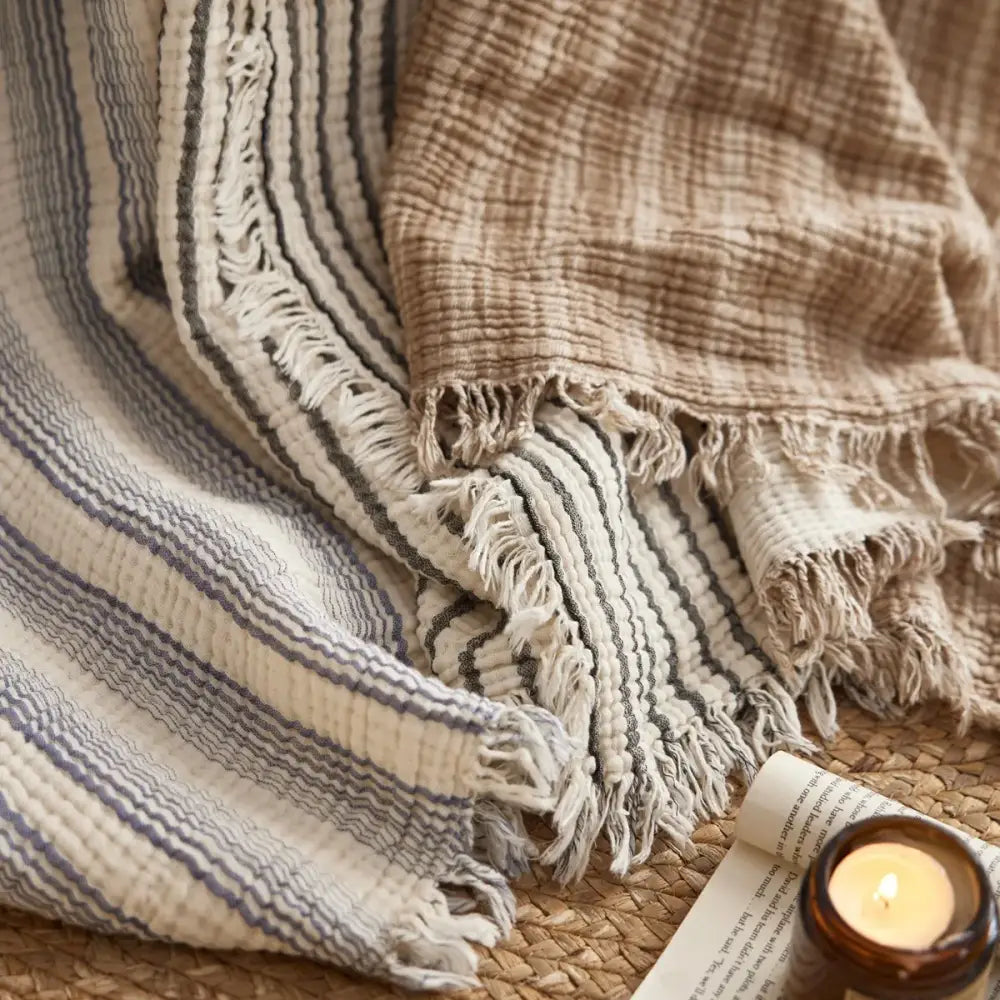 Couverture Mousseline de Coton Adulte
