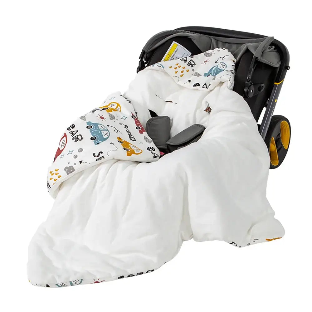 Couverture Naissance Bebe - Blanc