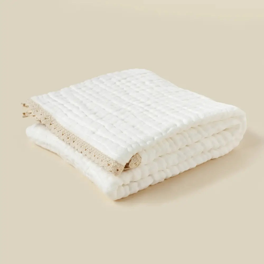 Couverture Plaid Bebe - Blanc