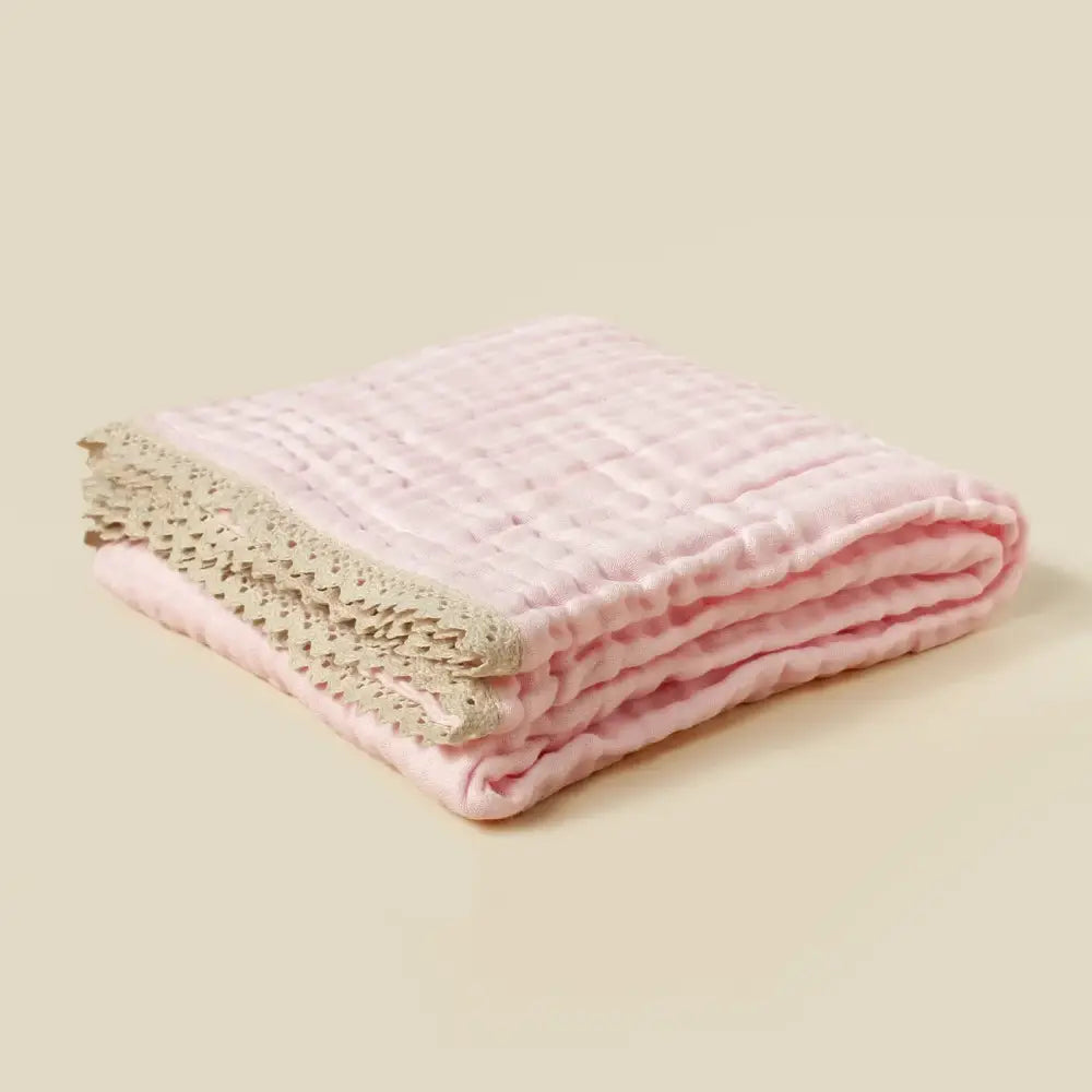 Couverture Plaid Bebe - Rose