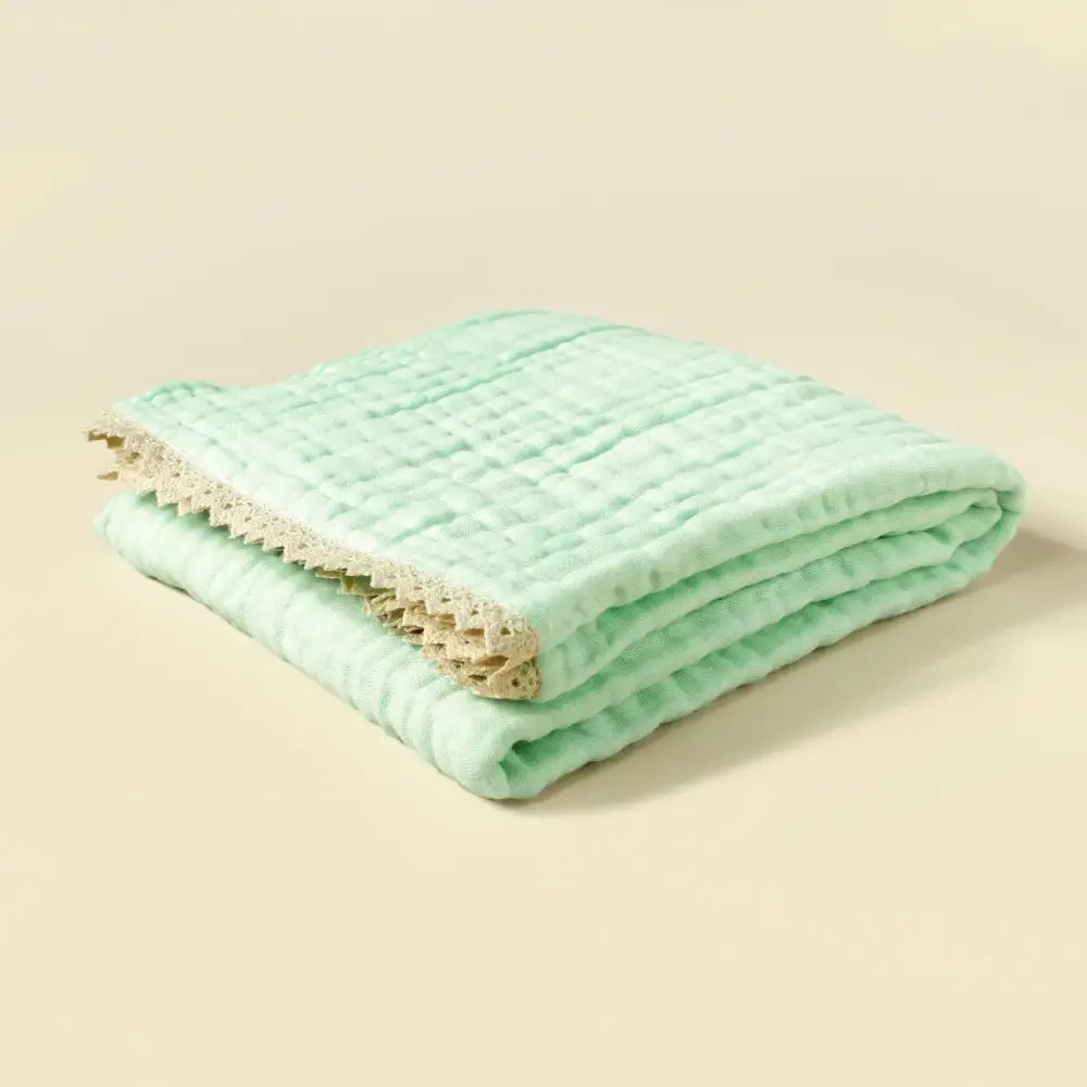 Couverture Plaid Bebe - Vert Clair