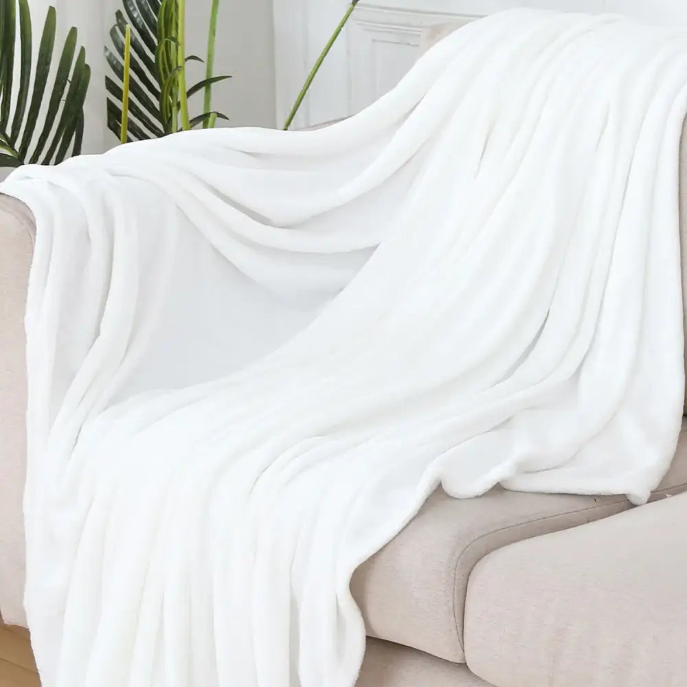 Couverture Plaid Canapé - Blanc / 70x100cm