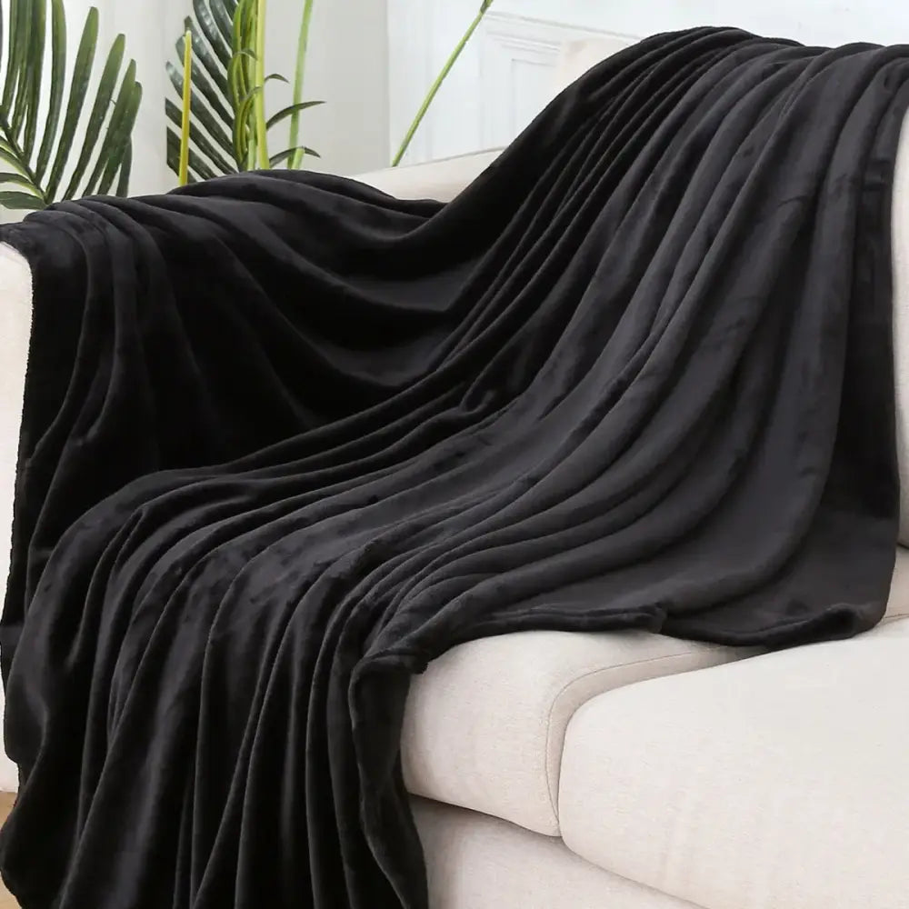 Couverture Plaid Canapé - Noir / 70x100cm