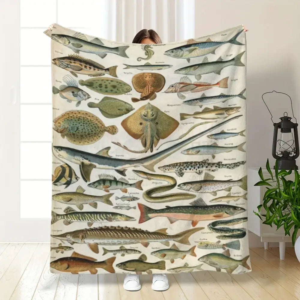Couverture Poisson - 75x100cm