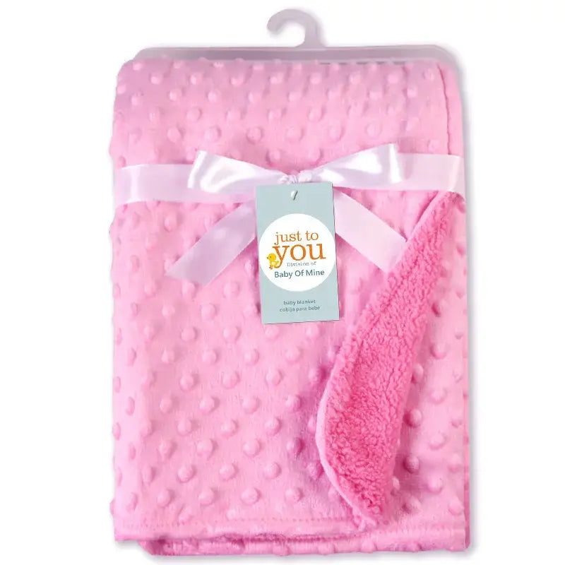 Couverture Polaire Bebe Rose - 100X70cm