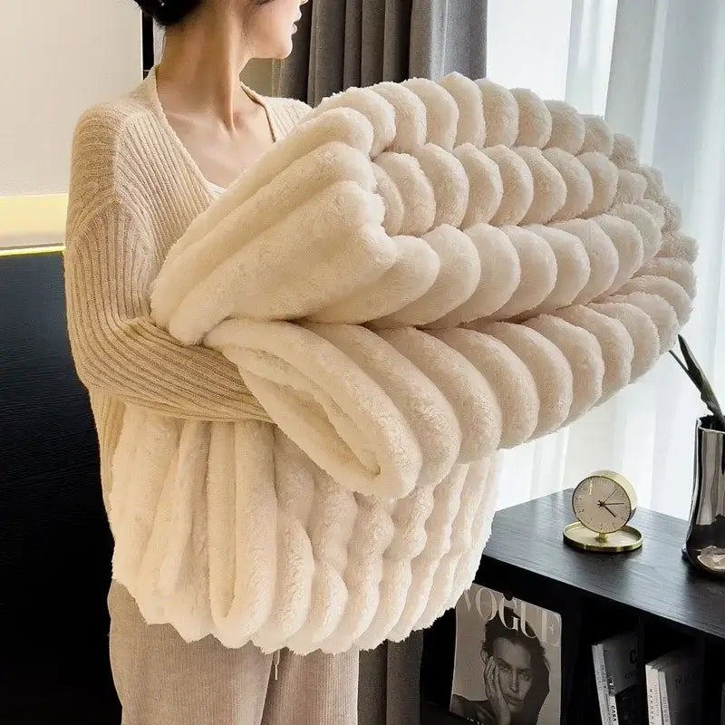 Couverture Polaire Blanc