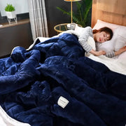 Couverture Polaire Bleu Calin