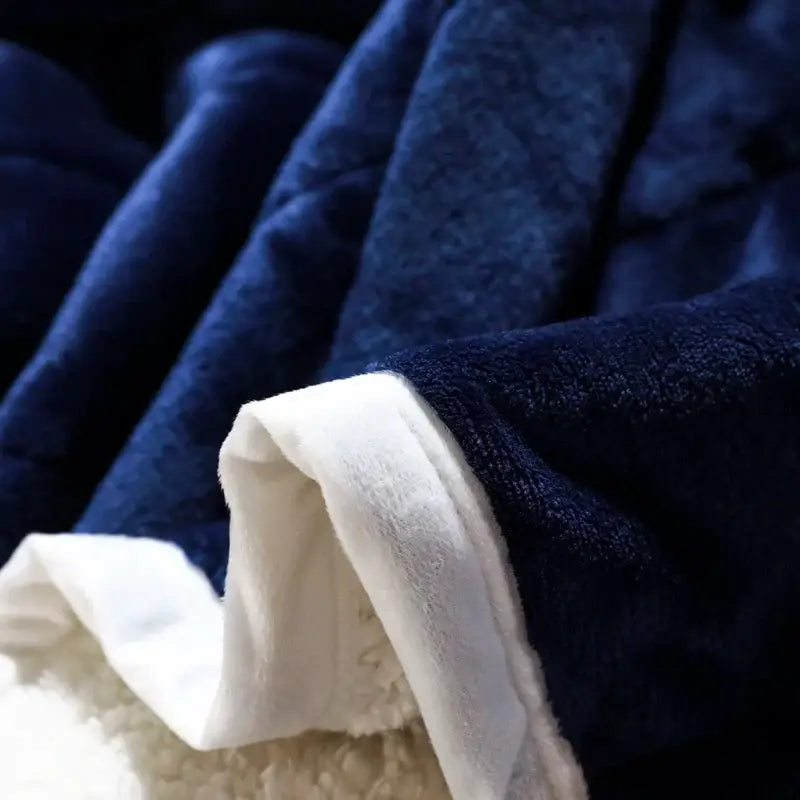 Couverture Polaire Bleu Calin