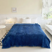 Couverture Polaire Bleu Marine