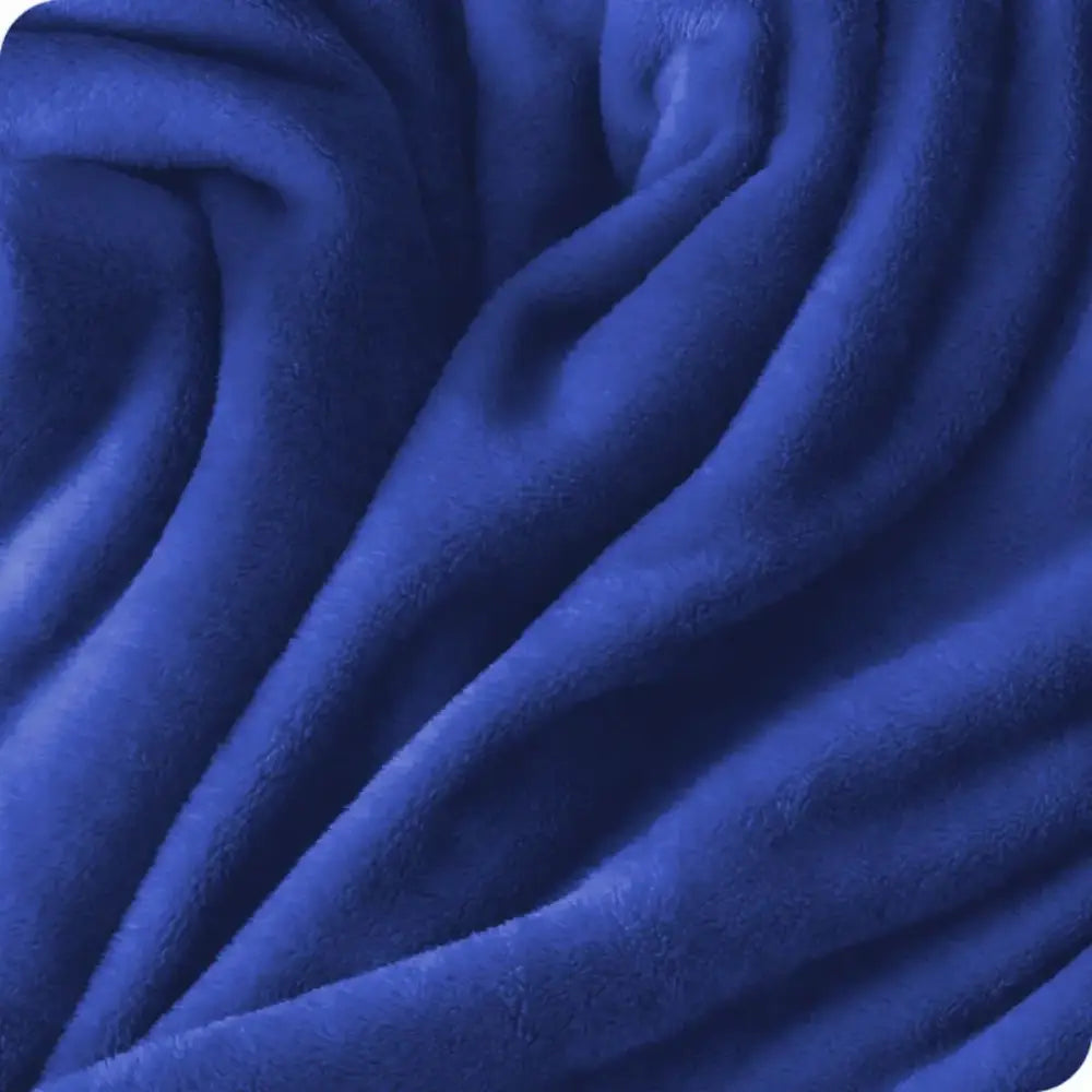 Couverture Polaire Bleue