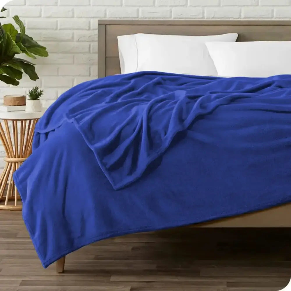 Couverture Polaire Bleue - 70x100cm