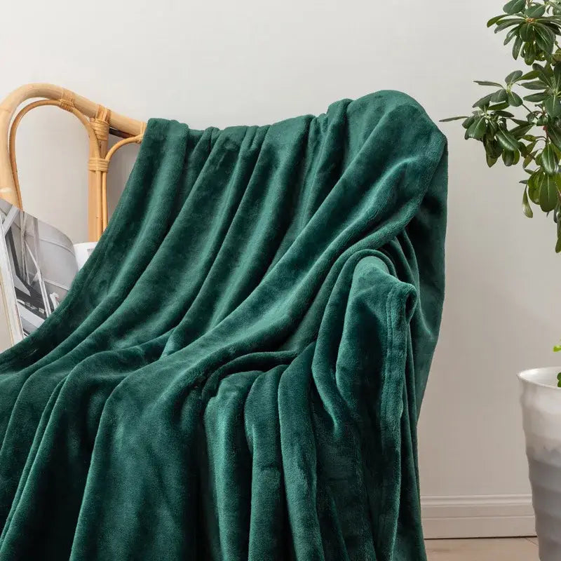 Couverture Polaire Canapé - Vert / 70x100cm