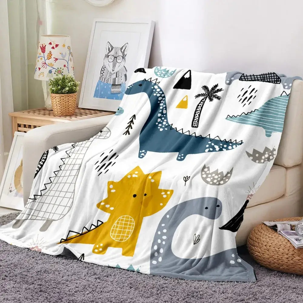 Couverture Polaire Dinosaure