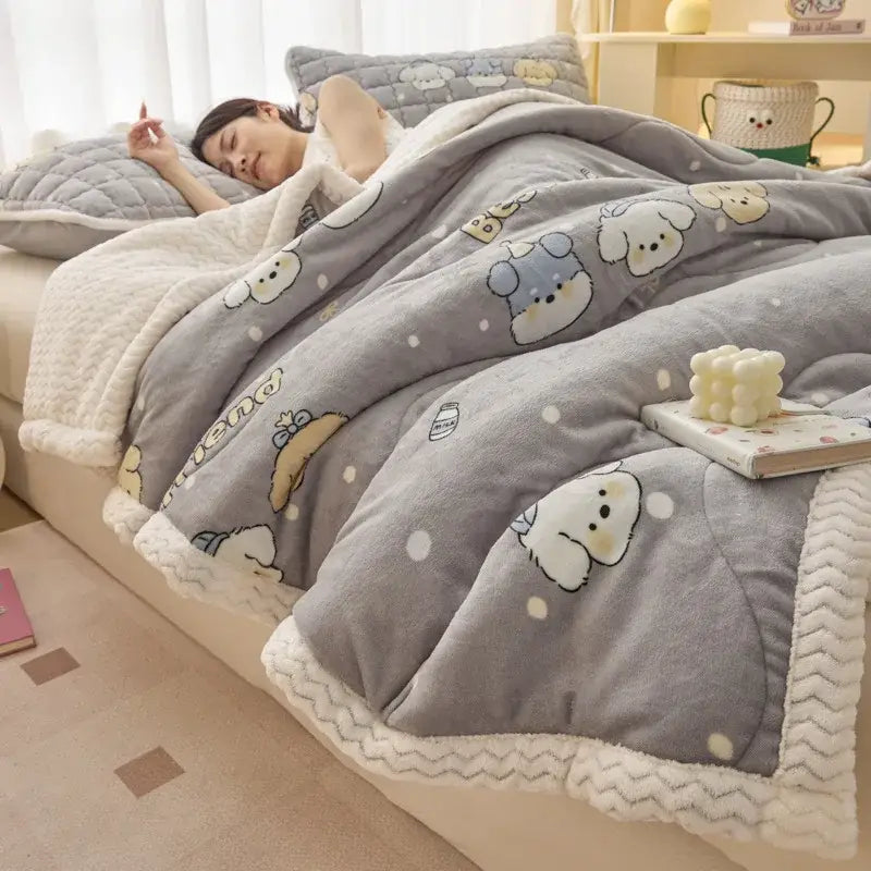 Couverture Polaire Enfant - Gris / 100x150cm