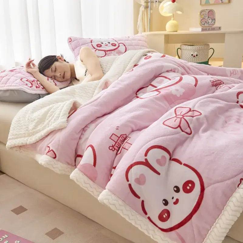 Couverture Polaire Enfant - Rose / 100x150cm
