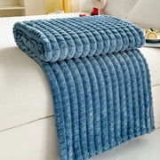 Couverture polaire flanelle - Bleu / 100cmx150cm