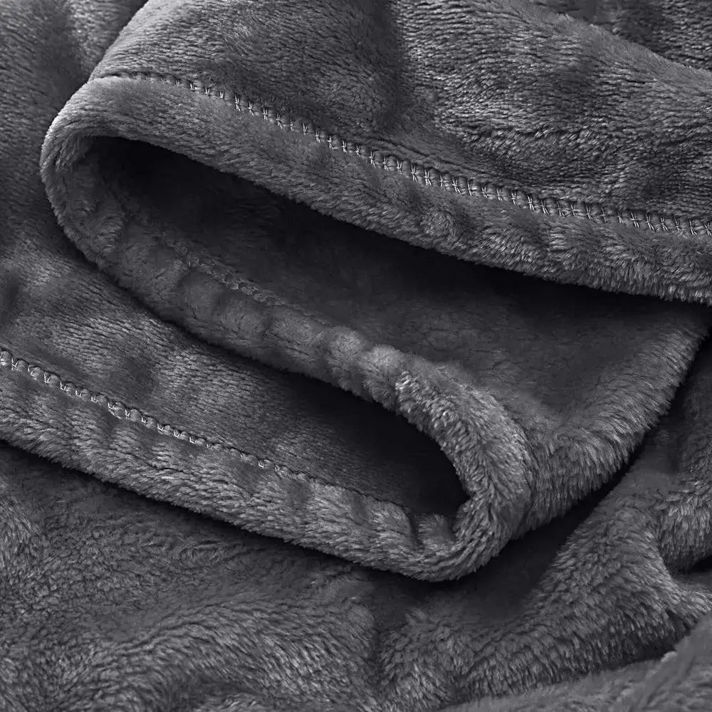 Couverture Polaire Gris