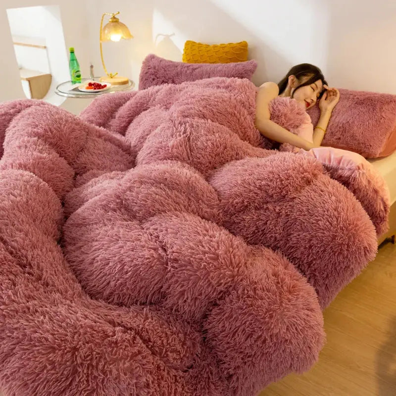 Couverture Polaire Lit 1 Personne - Mauve / 150x200cm