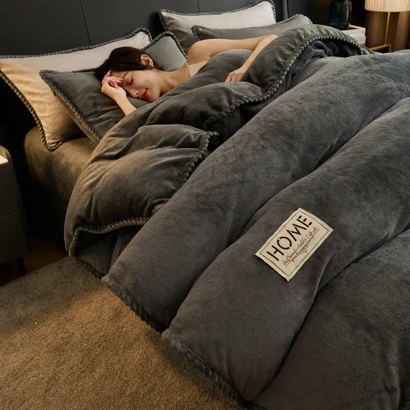Couverture Polaire Lit 2 Personnes - Dark gray / 220x240cm 6.0kg