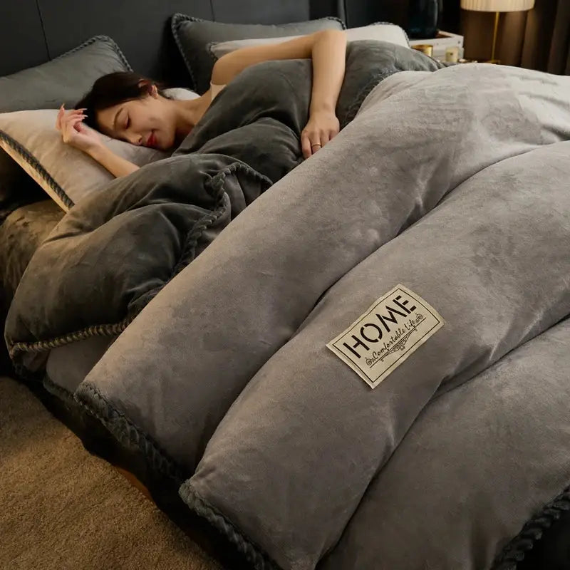 Couverture Polaire Lit 2 Personnes - Light gray / 220x240cm 7.0kg