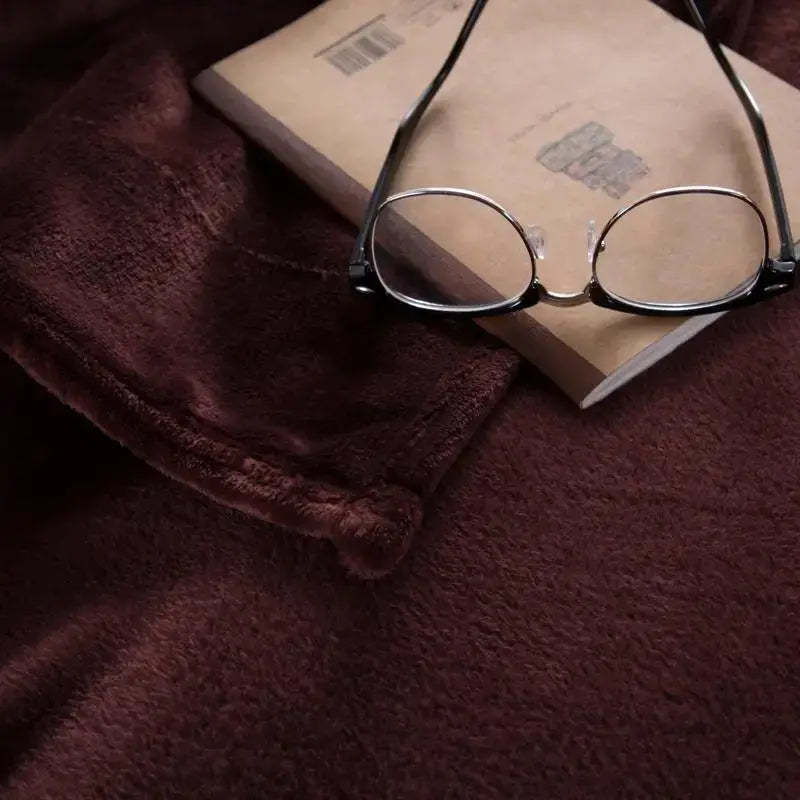 Couverture Polaire Marron