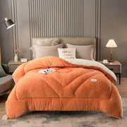 Couverture polaire orange