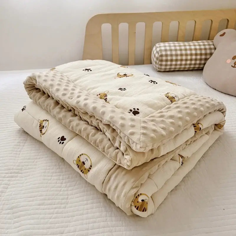 Couverture Polaire pour Bebe - Beige