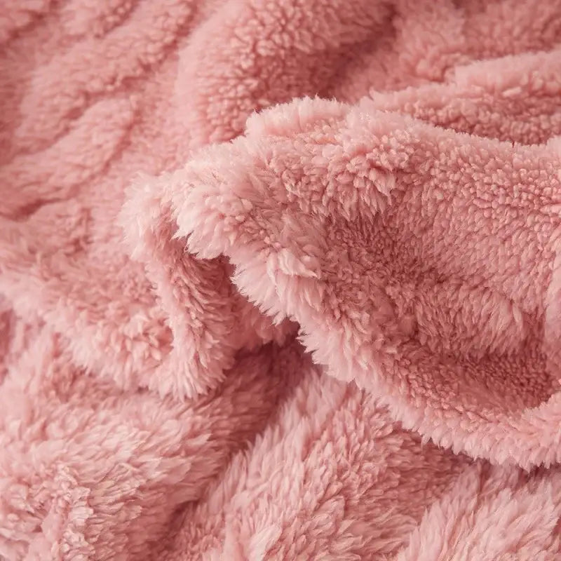 Couverture Polaire Rose Pale