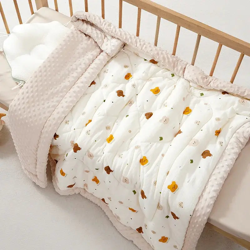 Couverture pour Lit Bebe - Brun