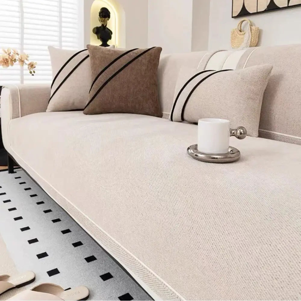 Couverture pour Recouvrir un Canapé - Beige / 110*160cm