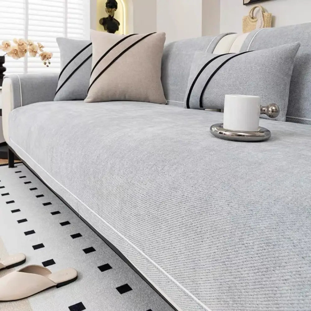 Couverture pour Recouvrir un Canapé - Light Grey / 110*160cm